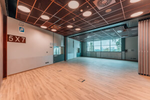 Seminarräume ohne Bestuhlung